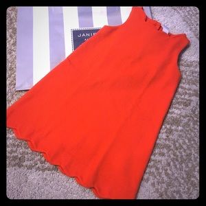 Janie and Jack scallop hem dress 2T